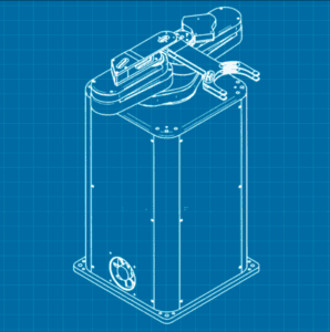 robot part line drawing 1